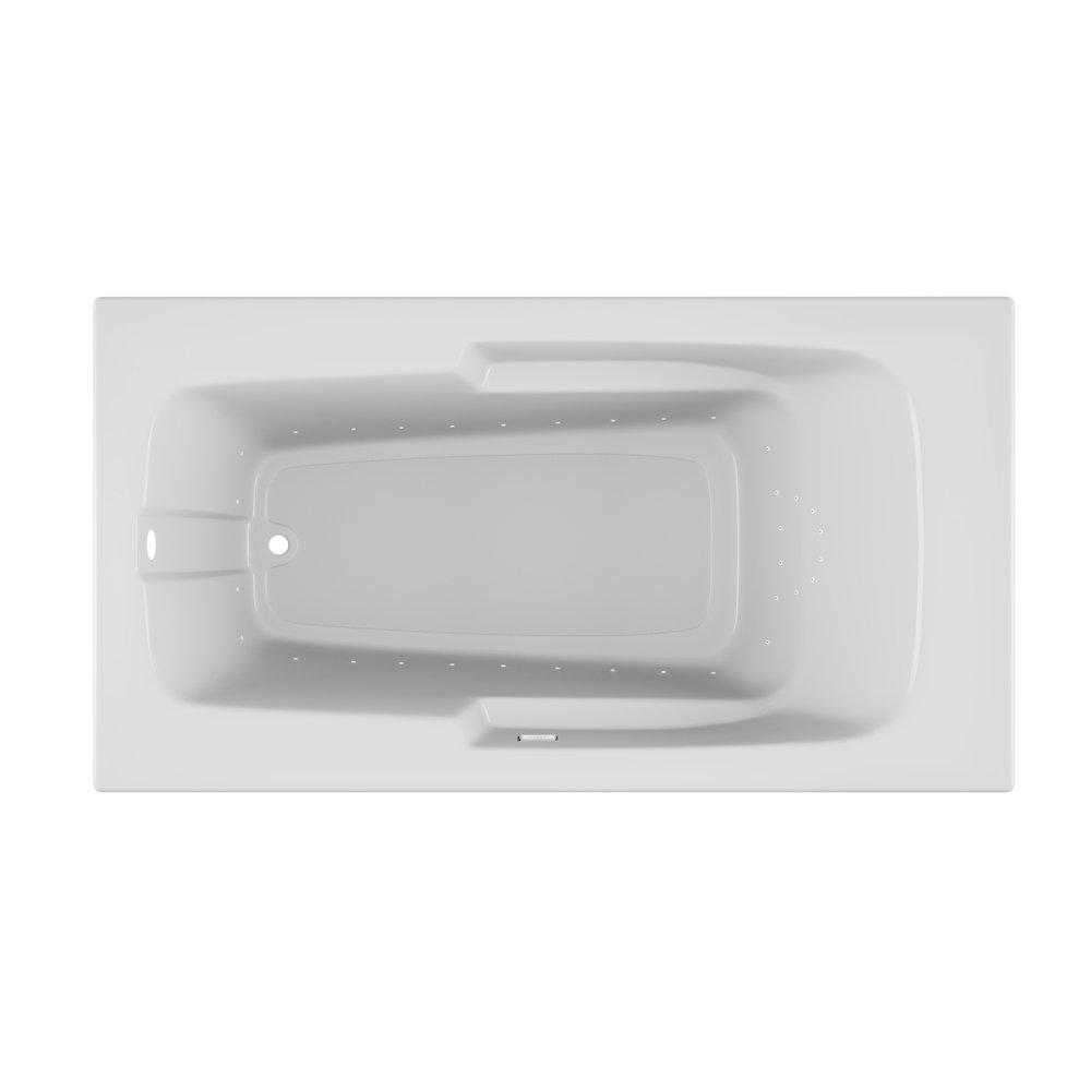 JACUZZI&reg; White Freestanding Bathtub 