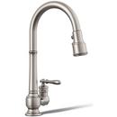 KOHLER Vibrant Stainless Single Handle Pull Down Kitchen Faucet 