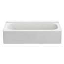 PROFLO&reg; White 60 x 30 in. Soaker Alcove Bathtub with Left Drain 