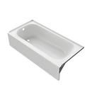 PROFLO&reg; White 60 x 30 in. Soaker Alcove Bathtub with Left Drain 