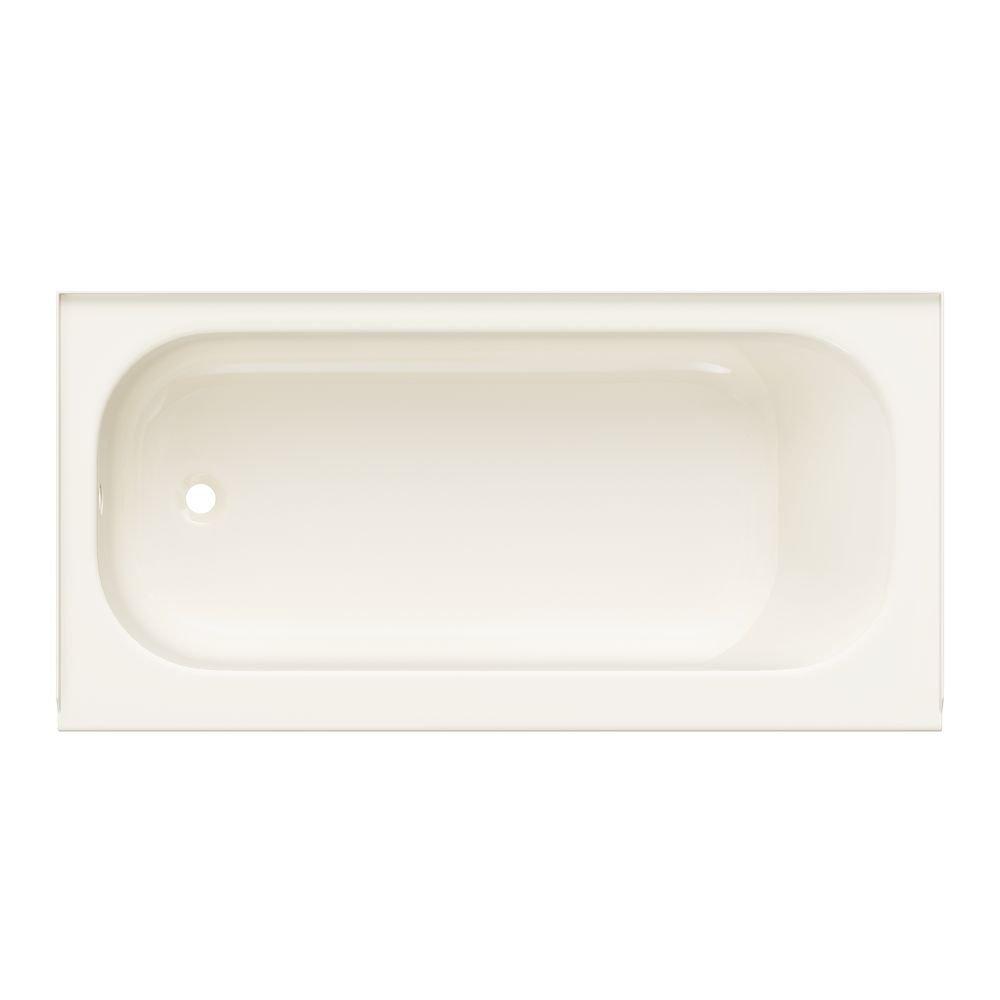 PROFLO&reg; Biscuit 60 x 30 in. Soaker Alcove Bathtub with Left Drain 