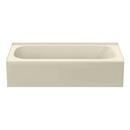 PROFLO&reg; Bone 60 x 30 in. Soaker Alcove Bathtub with Left Drain 