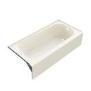 PROFLO&reg; Biscuit 60 x 30 in. Soaker Alcove Bathtub with Right Drain 