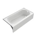 PROFLO&reg; White 60 x 30 in. Soaker Alcove Bathtub with Right Drain 