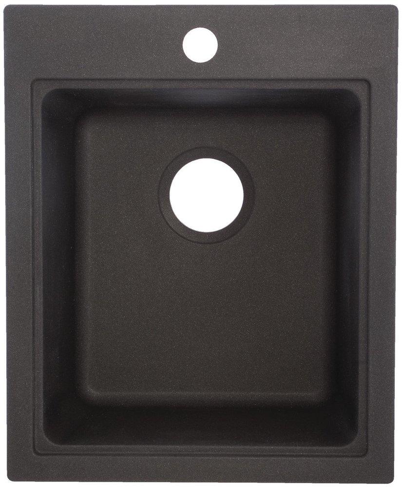 Franke Graphite 16-3/4 x 20-1/2 in. 1 or 2 Hole Single Bowl Stainless Steel Rectangular Bar Sink 