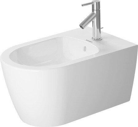 Duravit White 14-5/8 x 24-3/8 in. Wall Mount Horizontal Bidet with Single Lever Handle 