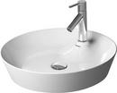 Duravit White Alpin 1-Hole 1-Bowl Round Wash Basin 