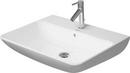 25-59/100 x 19-29/100 in. Rectangular Dual Mount Bathroom Sink in White Alpin