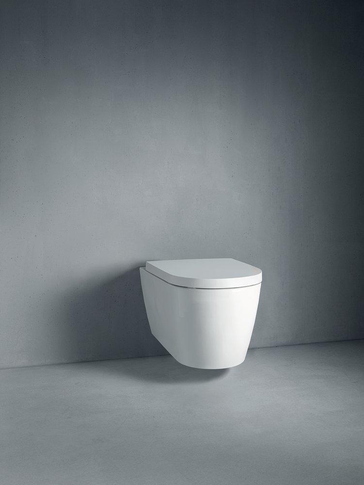 Duravit White Elongated Closed Front with Cover 