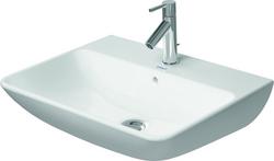 23-31/50 in. Wall Mount or Pedestal Rectangular Ceramic Bathroom Sink in White Alpine