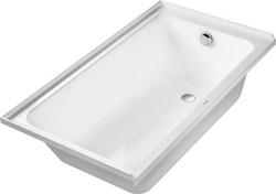 60 x 32 in. Soaker Alcove Bathtub Right Drain in White