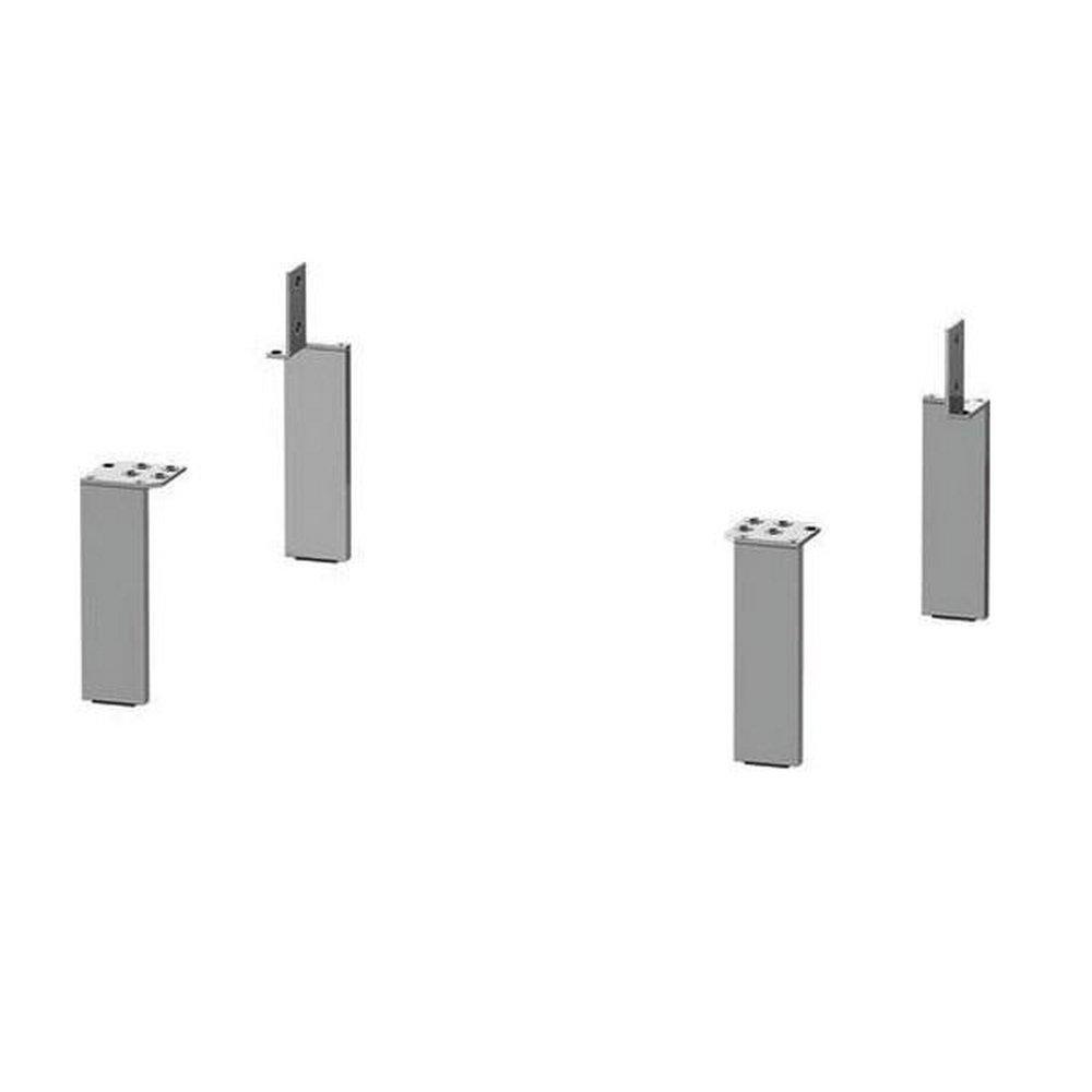 Duravit Matte Aluminum Console Leg 