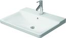 6-1/8 in. 1-Hole 1-Bowl Pedestal Lavatory Sink in White