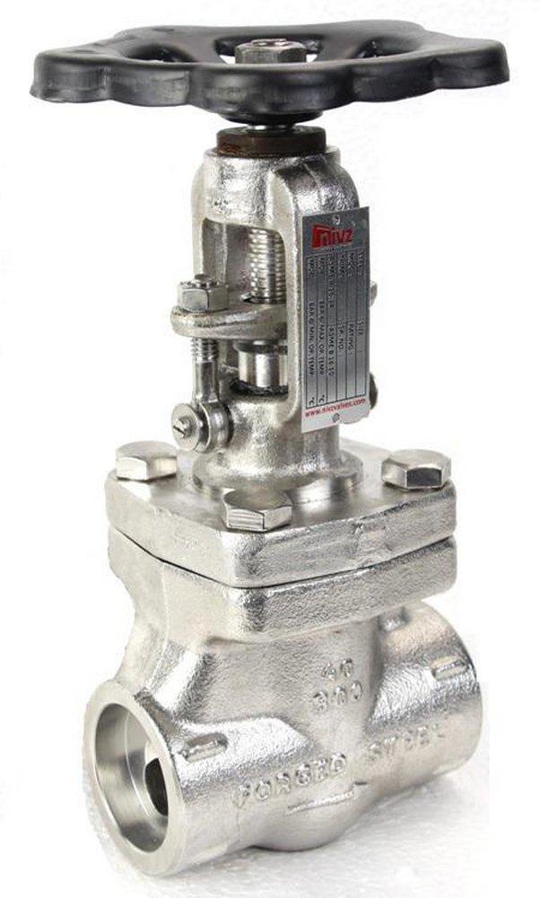 William E Williams Valve Corporation Forged Stainless Steel Flanged Gate Valve 