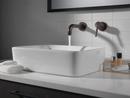 Delta Faucet Venetian Bronze Single Handle Wall Mount Bathroom Sink Faucet 