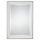 Frameless Rectangle Mirror in Gloss White
