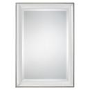 Uttermost Company Gloss White Frameless Rectangle Mirror 