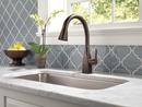 Delta Faucet Venetian Bronze Single Handle Pull-Down Kitchen Faucet With Touch2O&reg;and ShieldSpray&reg;Technologies 