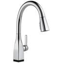 Single Handle Pull Down Kitchen Faucet with Touch Activation in Chrome
