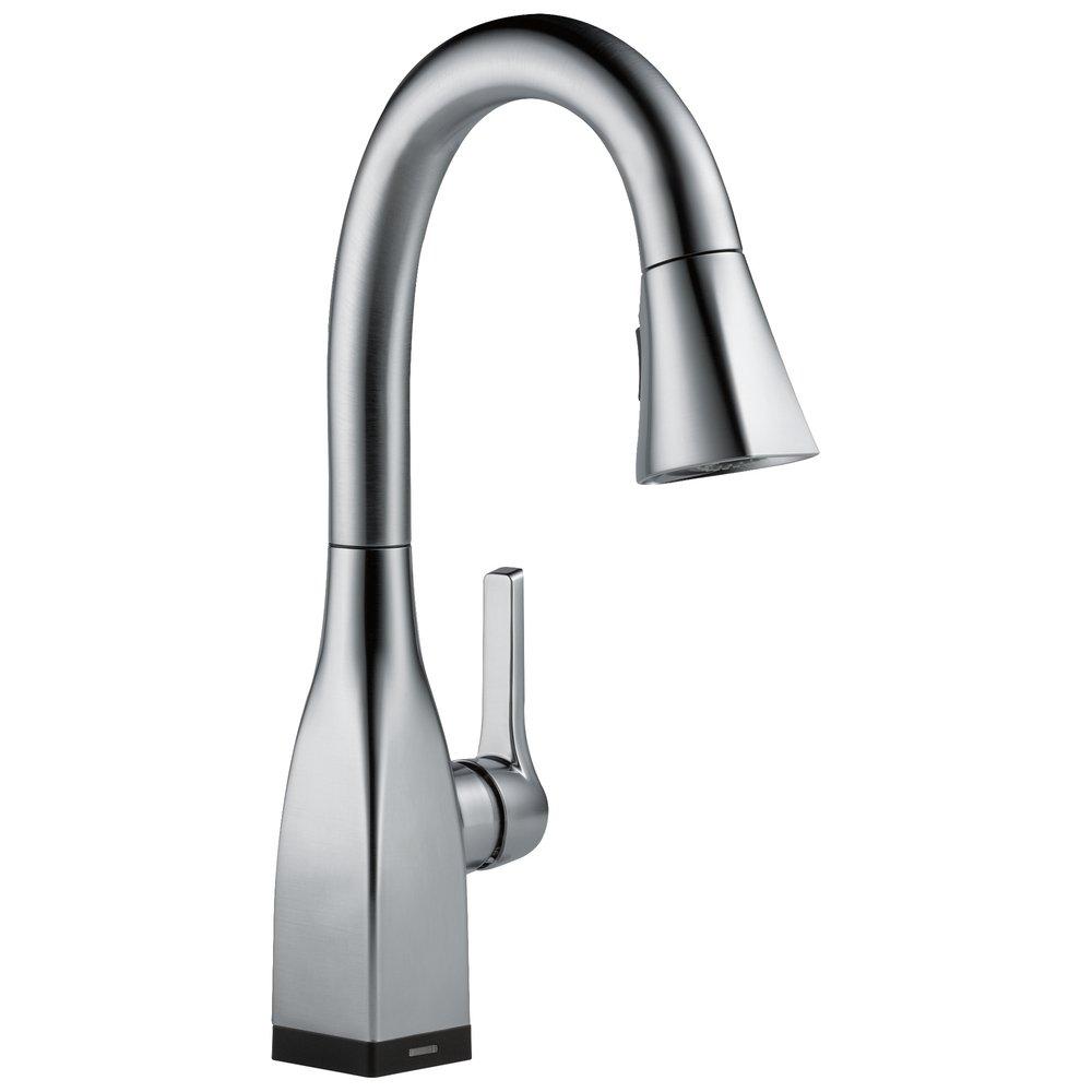Delta Faucet Arctic Stainless Single Lever Handle Bar Faucet 