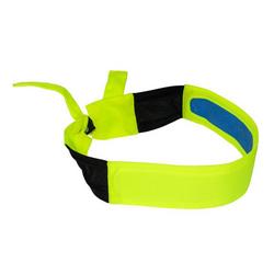 One Size Fits Most Synthetic Fiber Headband in Hi-Viz Green