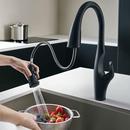 Pfister Matte Black Single Handle Pull Down Kitchen Faucet 