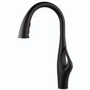 Pfister Matte Black Single Handle Pull Down Kitchen Faucet 