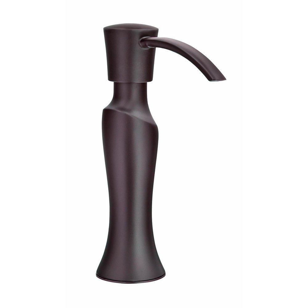 Pfister Matte Black 7-23/32 in. Kitchen Soap Dispenser 
