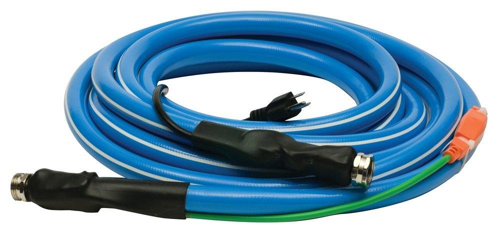 Sykes Hollow Innovations 12 ft. PVC and Brass Heated Hose 