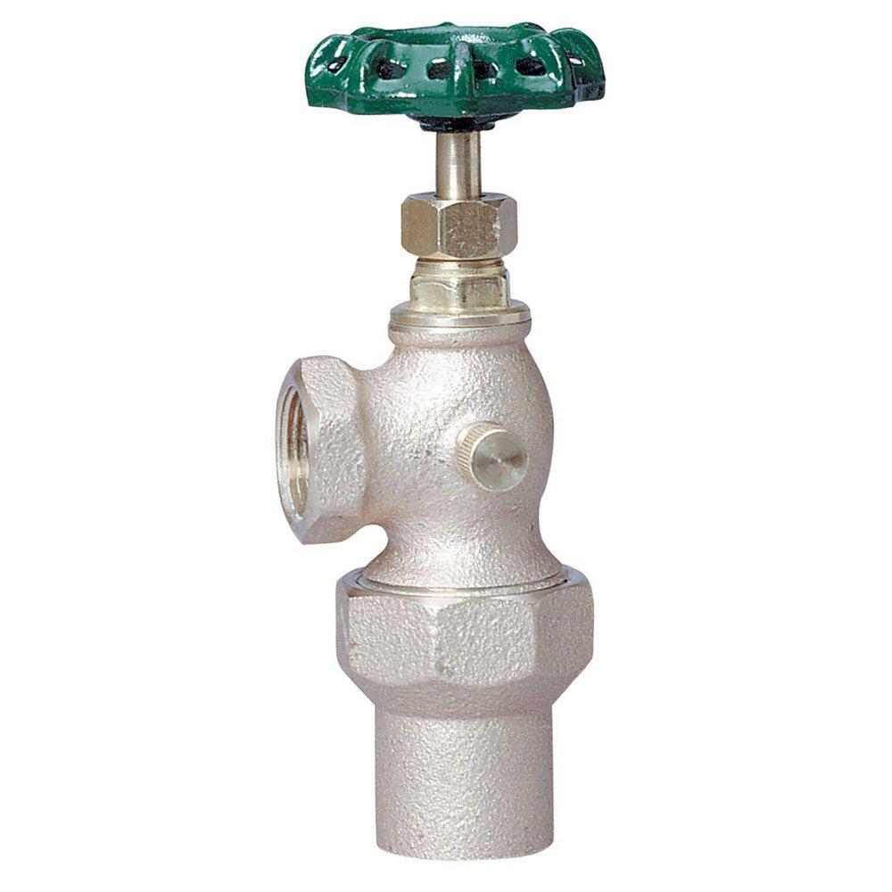 Watts Lead Law Compliant Not Certified 1 X 3/4 Brass Angle Motor Valve 