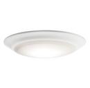 2700K 15W 1-Light Ceiling Light Fixture in White