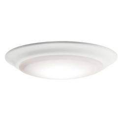 2700K 15W 1-Light Ceiling Light Fixture in White