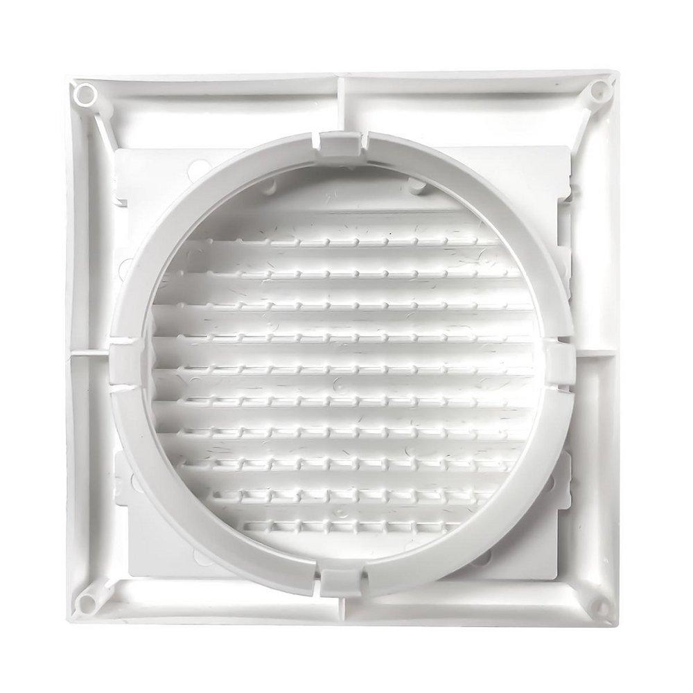 Builder's Best White 5-1/2 in. Louvered Hood in White 