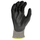 Radians Grey 13 ga Foam Nitrile Coated HPPE and Fiberglass Cut and Abrasive Resistant Gloves in Salt & Pepper and Black 