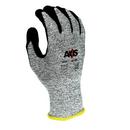 Radians Grey 13 ga Polyester Gloves with Nitrile Palm Dipped Gloves in Black, Salt-N-Pepper and Yellow 