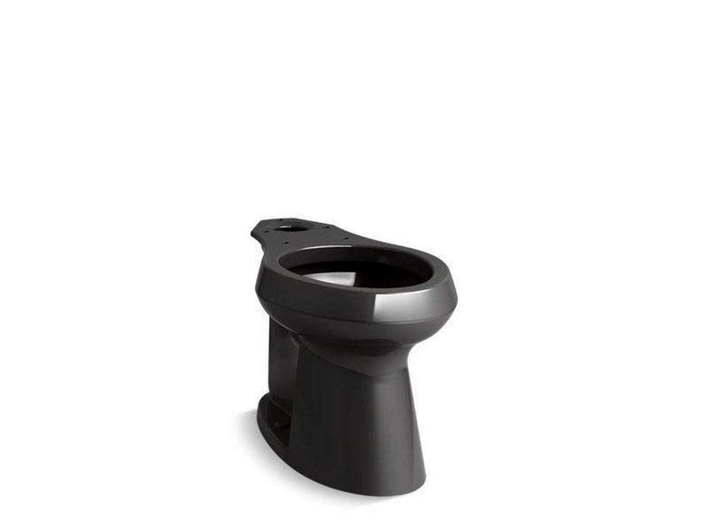 KOHLER Black Black&trade; 1.28 gpf Elongated Floor Mount Two Piece Toilet Bowl 