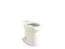 Elongated Floor Mount Two Piece Toilet Bowl in Biscuit