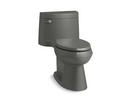 1.28 gpf Elongated One Piece Toilet with Left-Hand Trip Lever in Thunder™ Grey