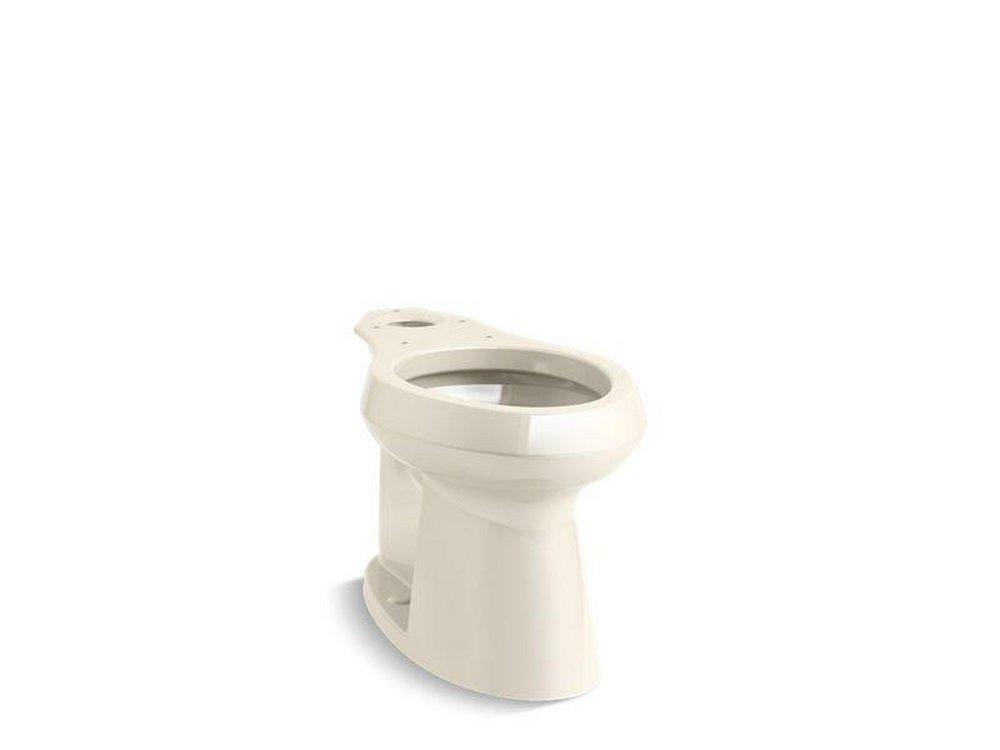 KOHLER Almond 1.28 gpf Elongated Floor Mount Two Piece Toilet Bowl 