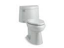 KOHLER Ice Grey 1.28 gpf Elongated One Piece Toilet with Left-Hand Trip Lever 