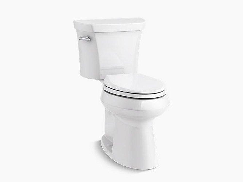 1.28 gpf Elongated Two Piece Toilet in White 