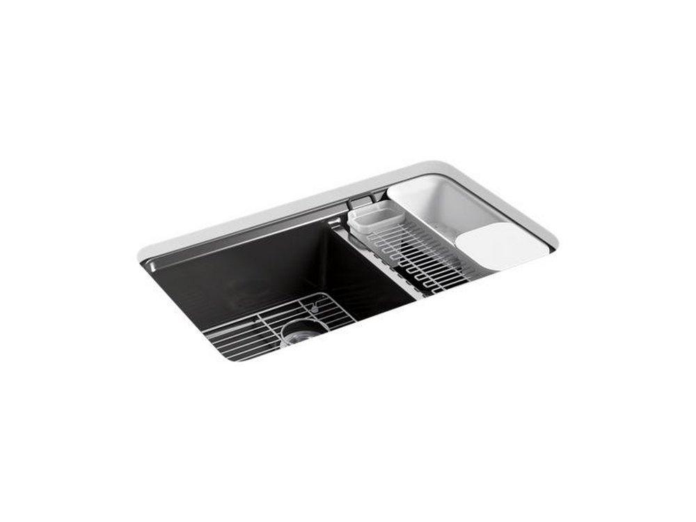 KOHLER Black Black&trade; *RIVEBY CI OS UC SINK 