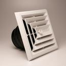 Residential 8 x 8 in. Ceiling Diffuser in White Plastic