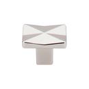 Top Knobs Polished Nickel Quilted Rectangle Knob 