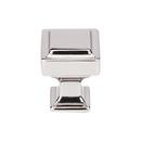 1 in. Zinc Alloy Cabinet Knob in Polished Nickel