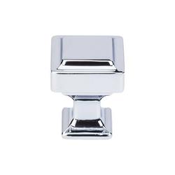 1 in. Square Knob in Polished Chrome