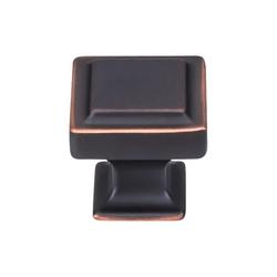 1-1/4 in. Square Knob in Umbrio