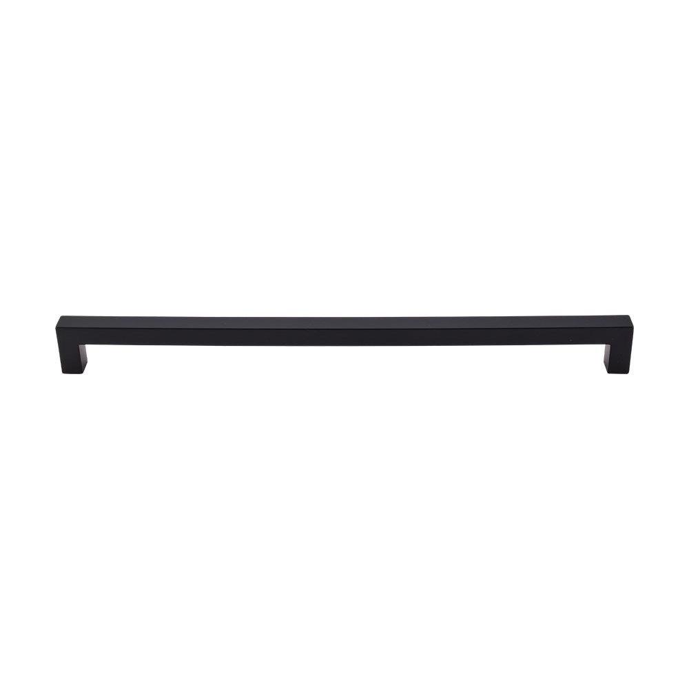 Top Knobs Flat Black 12-1/2 in. Square Bar Pull 
