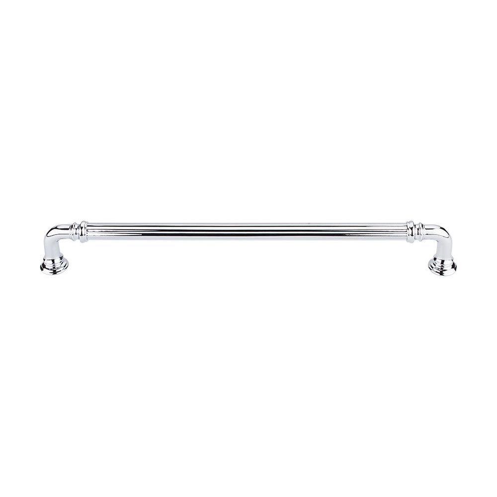Top Knobs Polished Chrome 9-11/16 in. Reeded Pull 