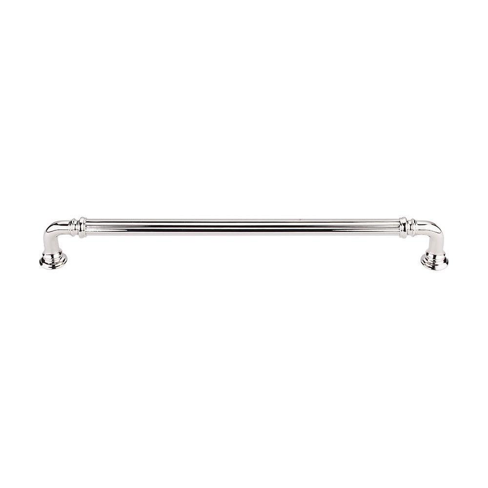 Top Knobs Polished Nickel 9-11/16 in. Reeded Pull 